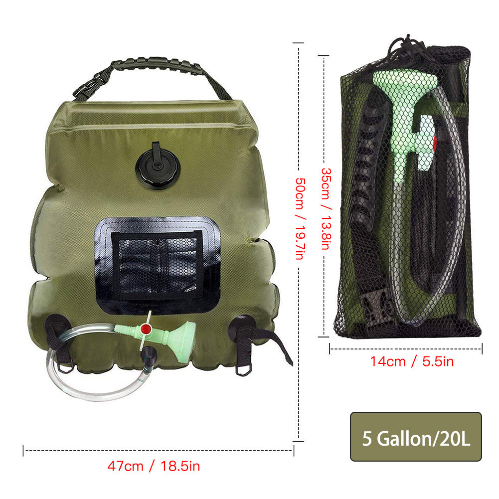 Outdoor Solar Camping Shower Bag