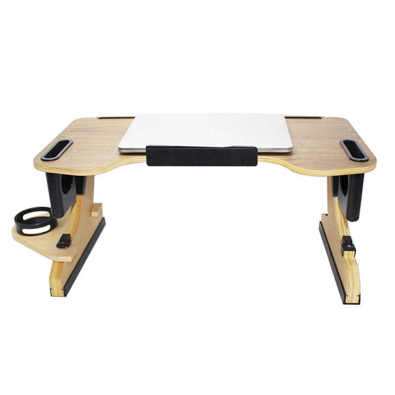 Bureau d'ordinateur pliable en bois 