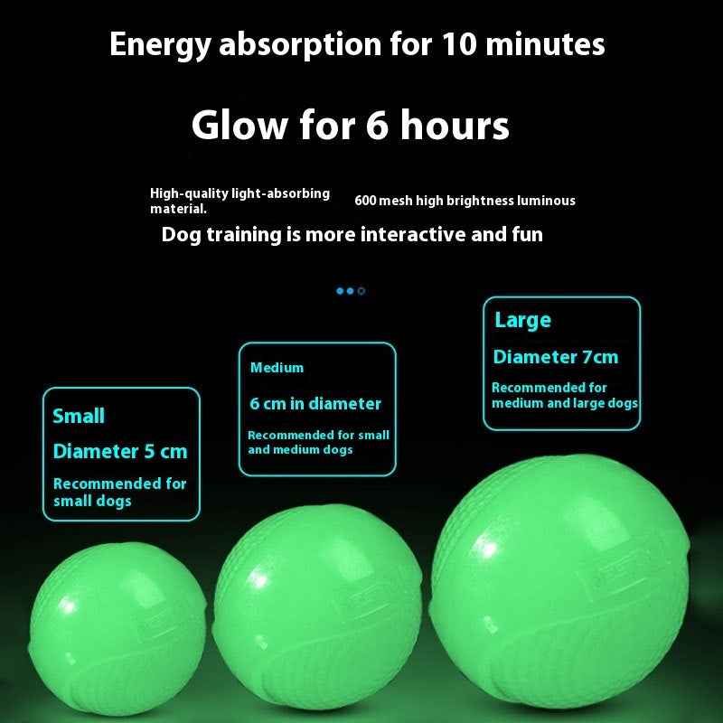 Luminous Dog Molar Toy Ball