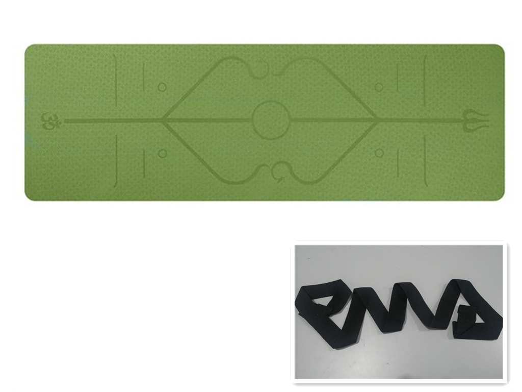 Yoga Mat with Anti-Slip Lines