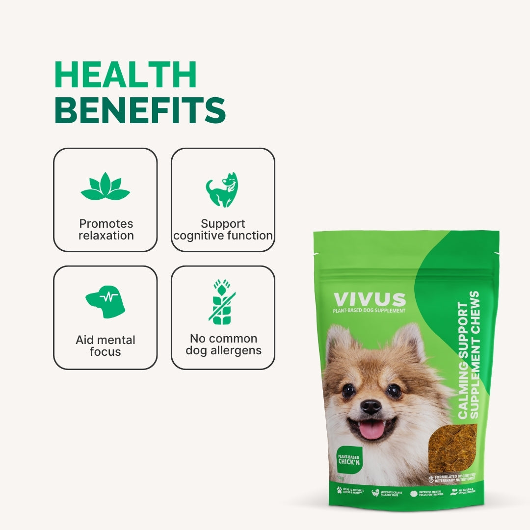 Calming Chewable Supplement For Dogs