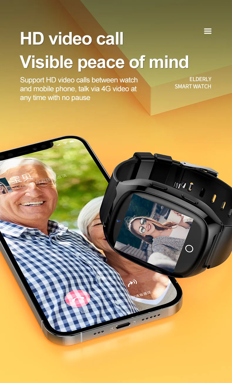 Video Call GPS Tracker Watch