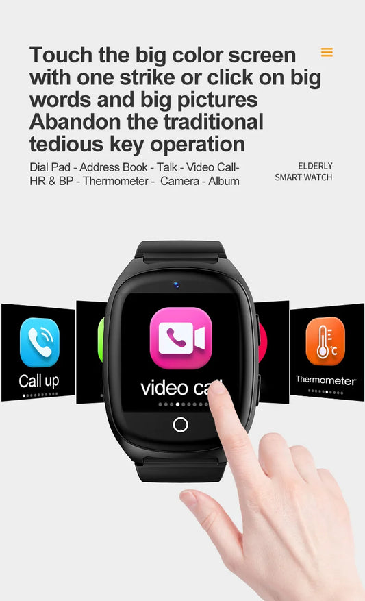 Video Call GPS Tracker Watch