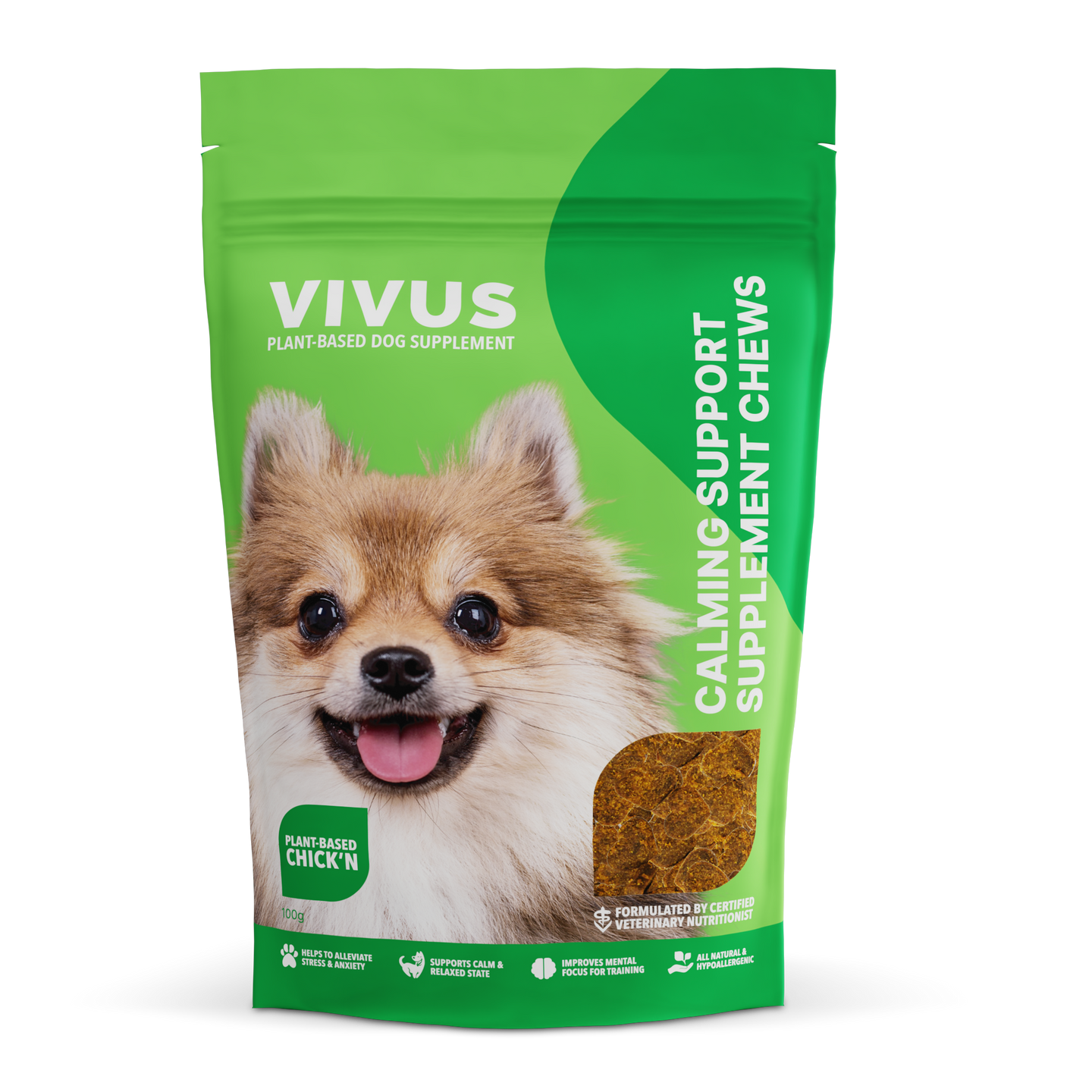 Calming Chewable Supplement For Dogs